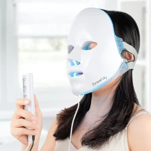 7 Colors LED Light Photon Therapy Facial Beauty Mask Red Light Therapy Brighten Skin Rejuvenation Whitening Tighten